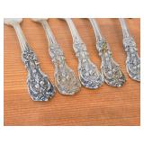Lot of (5) 7 1/2" 299-grams (total) Sterling Silver Dinner Forks - Francis I by Reed & Barton