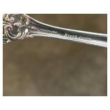 Lot of (2) 8" 154-grams (total) Sterling Silver Pierced Fish / Cold Meat Serving Forks - Francis I by Reed & Barton