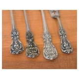 Lot of (4) 95-grams (total) Sterling Silver Forks - Lemon / Hors d
