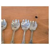 Lot of (6) 5 1/4" 168-grams (total) Sterling Silver Ice Cream Forks - Francis I by Reed & Barton