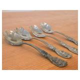 Lot of (4) 5 1/4" 112-grams (total) Sterling Silver Ice Cream Forks - Francis I by Reed & Barton