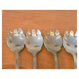 Lot of (4) 5 1/4" 115-grams (total) Sterling Silver Ice Cream Forks - Francis I by Reed & Barton