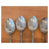 Lot of (4) 7 1/4" 241-grams (total) Sterling Silver Dessert / Soup Spoons - Francis I by Reed & Barton (oval)