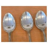 Lot of (3) 7 1/4" 180-grams (total) Sterling Silver Dessert / Soup Spoons - Francis I by Reed & Barton (oval)