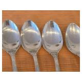 Lot of (4) 5-7/8" 146-grams (total) Sterling Silver Teaspoons - Francis I by Reed & Barton