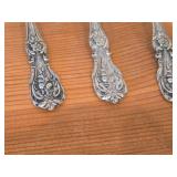 Lot of (4) 5-7/8" 167-grams (total) Sterling Silver Cream Soup Spoons - Francis I by Reed & Barton