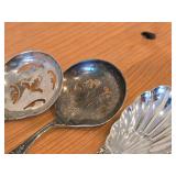 144-grams (total) Sterling Silver (2) Sugar Shell Spoons and (2) Pierced Bonbon Spoons - Francis I by Reed & Barton
