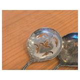 144-grams (total) Sterling Silver (2) Sugar Shell Spoons and (2) Pierced Bonbon Spoons - Francis I by Reed & Barton