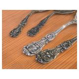 144-grams (total) Sterling Silver (2) Sugar Shell Spoons and (2) Pierced Bonbon Spoons - Francis I by Reed & Barton