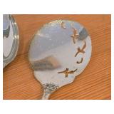 226-grams (total) Sterling Silver Pierced Tomato Server and Salad Serving Spoon - Francis I by Reed & Barton