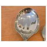 226-grams (total) Sterling Silver Pierced Tomato Server and Salad Serving Spoon - Francis I by Reed & Barton