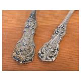 226-grams (total) Sterling Silver Pierced Tomato Server and Salad Serving Spoon - Francis I by Reed & Barton