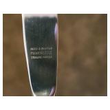 309-grams (total) Mirrorstele Sterling Silver Hollow Handle with Stainless Steel Blade Master Butter Knife 7-1/4", Butter Spreader 6" (x3), Butter Spreading Paddle 6" (x3) - Francis I by Reed & Barton