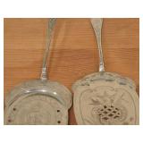 306-grams (total) Sterling Silver Cake Breaker 11", Pastry / Pie Server 10-1/2", Gorham Saxon Stag Cake/Pie Server 11"