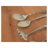 Lot of (12) 357-grams (total) Sterling Silver Flatware - Ladles, Servers