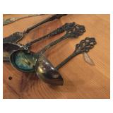 Lot of (13) 422-grams (total) Sterling Silver Flatware - Forks, Spoons, Ladles, Servers, Tongs