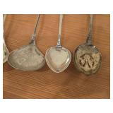 Lot of (5) 326-grams (total) Sterling Silver Flatware - Ladles, Servers