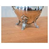 1451-grams Baroque Silverplated Holloware Tea Pot by Wallace / Mid-Century Modern style / #282 10" x 11" x 5"