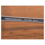 Lot of (7) 282-grams (total) Silverplated Flatware - 1847 Rogers Bros Gravy Ladle, Gorham Gravy Ladle, W.M. Rogers Camelot-Melody Fruit Spoons (x2), Sugar Sifter, Decorative Wide Spoon, Decorative Tea