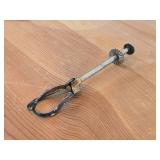 Lot of (3) 138-grams (total) Tongs - Silverplated Swedish Mechanical Tong, Silverplated Sheffield England Serving Tong, Stainless Steel Endurance Small Tong