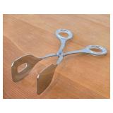 Lot of (3) 138-grams (total) Tongs - Silverplated Swedish Mechanical Tong, Silverplated Sheffield England Serving Tong, Stainless Steel Endurance Small Tong