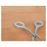 Lot of (3) 138-grams (total) Tongs - Silverplated Swedish Mechanical Tong, Silverplated Sheffield England Serving Tong, Stainless Steel Endurance Small Tong