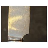 Lot of (7) 437-grams (total) Silverplated Knives - Dinner (x4), Pickle (x2), Hardanger Best Dinner (x1)