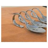 Lot of (4) 226-grams (total) Happy Appetizer Spoons - Cromargan by WMF