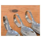 Lot of (4) 226-grams (total) Happy Appetizer Spoons - Cromargan by WMF