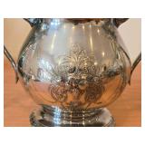 736-grams (total) Silverplated Creamer and Covered Sugar Bowl - Lady Mary by Wilcox Silver Plate Co. N7041