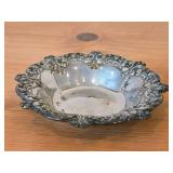 Lot of (4) 337-grams (total) Sterling Silver Dishes - Amston Candy Dish, Wallace Clam Shell Dish (x2), Wallace Mint/Nut Dish