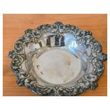 Lot of (4) 337-grams (total) Sterling Silver Dishes - Amston Candy Dish, Wallace Clam Shell Dish (x2), Wallace Mint/Nut Dish