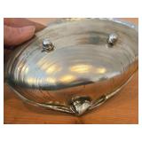 Lot of (4) 337-grams (total) Sterling Silver Dishes - Amston Candy Dish, Wallace Clam Shell Dish (x2), Wallace Mint/Nut Dish