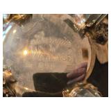 282-grams Silverplated Creamer - Baroque by Wallace #234