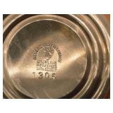 167-grams (total) Sterling Silver Mini Cream and Open Sugar Bowl (Reinforced Weighted) by Revere Silversmiths 2 1/2" x 5"