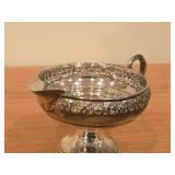 167-grams (total) Sterling Silver Mini Cream and Open Sugar Bowl (Reinforced Weighted) by Revere Silversmiths 2 1/2" x 5"