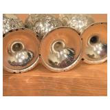 Lot of (3) 368-grams (total) Silverplated Goblets 3 1/4" x 1 3/4"