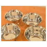 Lot of (4) 301-grams (total) Silverplated Bowls / Paul Revere style / 2" x 3 3/4"
