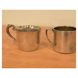 233-grams (total) (1) Empire Classic Sterling Baby Cup, (1) Lunt Sterling Silver Juice/Baby Cup