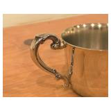 233-grams (total) (1) Empire Classic Sterling Baby Cup, (1) Lunt Sterling Silver Juice/Baby Cup
