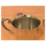 233-grams (total) (1) Empire Classic Sterling Baby Cup, (1) Lunt Sterling Silver Juice/Baby Cup