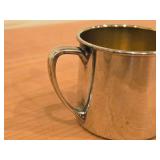 233-grams (total) (1) Empire Classic Sterling Baby Cup, (1) Lunt Sterling Silver Juice/Baby Cup