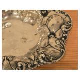 Vintage 151-grams (total) Sterling Silver Nut / Candy Dish and Pierced Footed Bowl