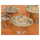 Lot of (4) 400-grams (total) Silverplated Bowls - Paul Revere by W.M. Rogers & Son