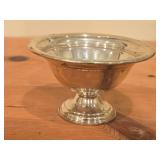 101-grams Sterling Silver Pedestal Bowl with Weighted Base by La Pierte 3" x 4 1/2"
