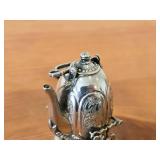3 1/2" 70-grams Silverplated Dual Kettle (Samovar) on Stand