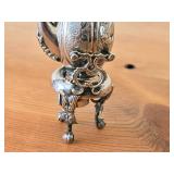 3 1/2" 70-grams Silverplated Dual Kettle (Samovar) on Stand