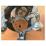 3 1/2" 70-grams Silverplated Dual Kettle (Samovar) on Stand