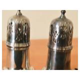 Lot of (2) Vintage 11" 295-grams (total) Silverplated Cacao Strooier Sprinkler by Viners of Sheffield (England)