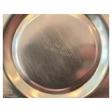 Lot of (2) 6" 180-grams (total) Silverplated Underplates